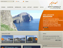 Tablet Screenshot of etpconsult.dk